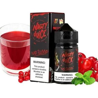جوس میوه های قرمز برند نستی NASTY BAD BLOOD