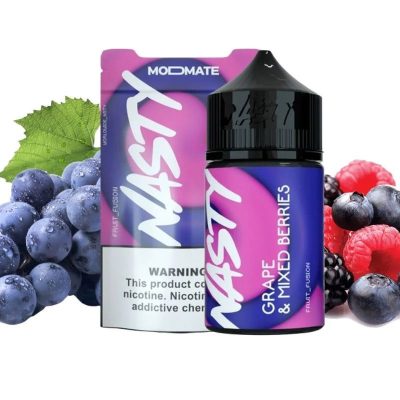 جوس انگور بلوبری تمشک نستی NASTY MODMATE GRAPE AND MIX BERRIES